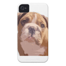 Bouledogue Pup.png Coques iPhone 4