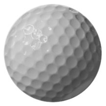 boules de golf fraîches assiettes