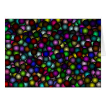 BOULES DE GOMME CARTES DE VŒUX