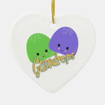 Boules de gomme mignonnes de Kawaii Décoration De Noël