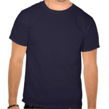 Boulon de foudre bleu de briques t-shirts