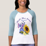 Bouquet de papillon pour la tante t-shirts