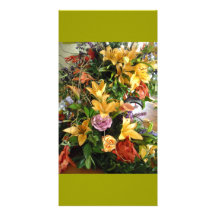 Bouquet d'Économie-le-Date/mariage de automne Cartes De Vœux Avec Photo