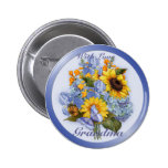 Bouquet d'été - grand-maman badge