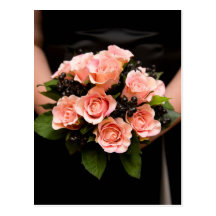 Bouquet nuptiale carte postale