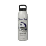 Bouteille blanche de liberté de casque de football