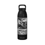 Bouteille de liberté de sirène et de serpent