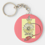 bouteille de parfum des années 1920 porte-clés