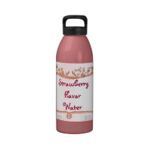 Bouteille d'eau de ~ de saveur de fraise