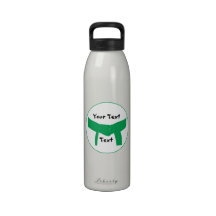 Bouteille d'eau faite sur commande de ceinture ver