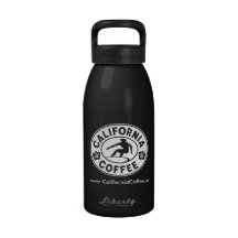 Bouteille d'eau fraîche de café de la Californie