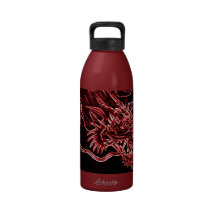 Bouteille ROUGE de liberté de DRAGON de PMSA