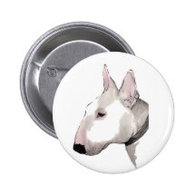bouton anglais d'insigne de bull-terrier badge