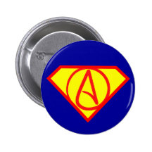 Bouton athée superbe badge