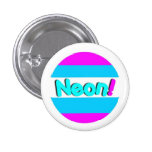 Bouton au néon de rayure pin's