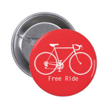 Bouton de bicyclette pin's avec agrafe