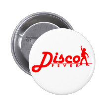 Bouton de fièvre de disco badge avec épingle