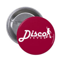 Bouton de fièvre de disco badges avec agrafe