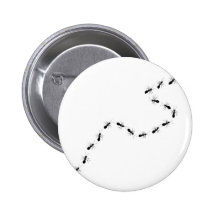 Bouton de fourmi badge avec épingle