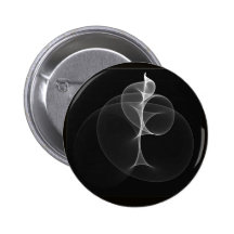 bouton de fractale de coquille badges avec agrafe