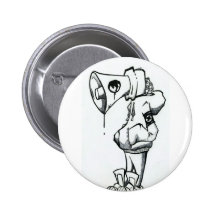 Bouton de graffiti badges avec agrafe