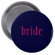 bouton de "jeune mariée" badge