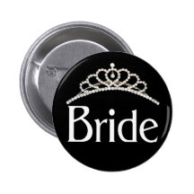 Bouton de jeune mariée badges