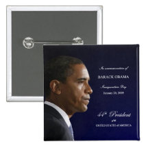 Bouton de jour d'inauguration d'Obama Badges