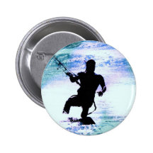 Bouton de Kiteboarding Pin's Avec Agrafe