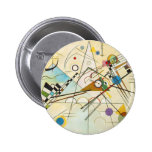 Bouton de la composition VIII en Kandinsky Badges