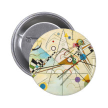Bouton de la composition VIII en Kandinsky Badges