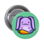 Bouton de lapin de chabots badges avec agrafe