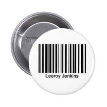 Bouton de Leeroy Pin's Avec Agrafe