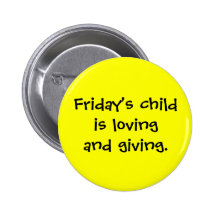 Bouton de l'enfant de vendredi pin's