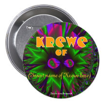 Bouton de mardi gras (4) (rond) badges avec agrafe