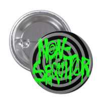 BOUTON DE NON-SEQUITAR BADGE AVEC ÉPINGLE
