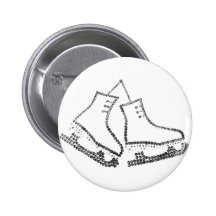 bouton de patin de glace pin's