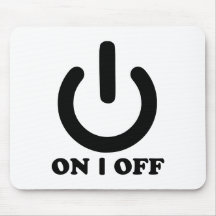 Bouton de puissance tapis de souris