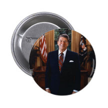 Bouton de Reagan Badge Avec Épingle