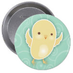 Bouton de remous de Teal de poussin de bébé Badge Avec Épingle