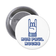 Bouton de roches de Ron Paul Badges