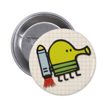 Bouton de saut de griffonnage badge