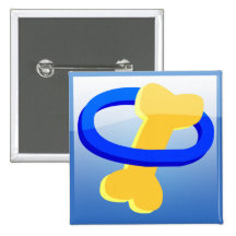 Bouton de soin de créature badges