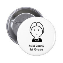 Bouton de Teacher_Identity (personnalisez) Badges Avec Agrafe