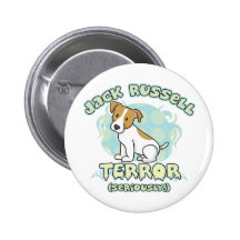 Bouton de terreur de Jack Russell Badge