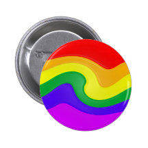 Bouton de tourbillonnement d'arc-en-ciel pin's
