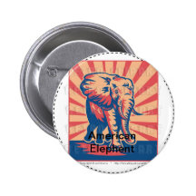 Bouton d'Elephent Badges Avec Agrafe