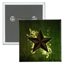 Bouton d'étoile badges avec agrafe