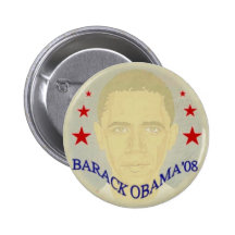 Bouton d'Obama '08 Badge Avec Épingle