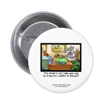 Bouton drôle drôle de nouveauté de chat et d'avoca badges avec agrafe